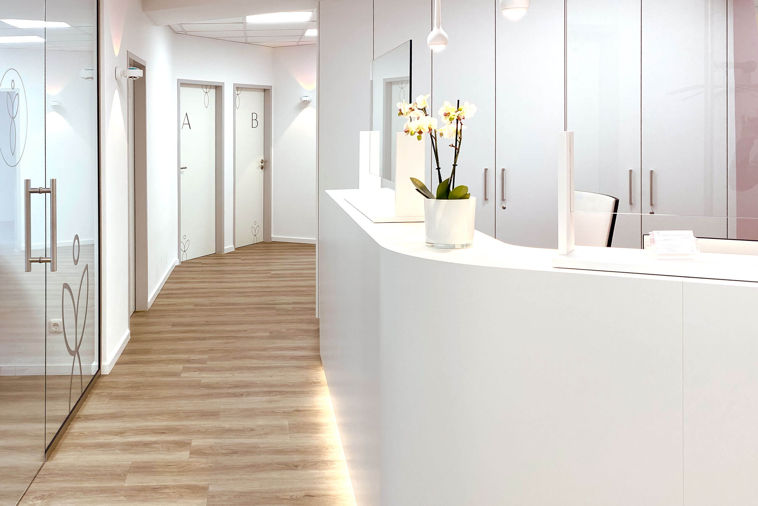 Empfang der Frauenarztpraxis Dr. Maschner